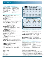 Preview for 2 page of Sony CYBER-SHOT DSC-F717 Specifications