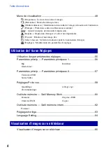 Preview for 4 page of Sony Cyber-shot DSC-S950 (French) Manual Pratique