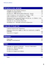 Preview for 5 page of Sony Cyber-shot DSC-S950 (French) Manual Pratique