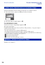 Preview for 54 page of Sony Cyber-shot DSC-S950 (French) Manual Pratique