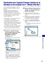 Preview for 77 page of Sony Cyber-shot DSC-S950 (French) Manual Pratique