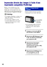 Preview for 82 page of Sony Cyber-shot DSC-S950 (French) Manual Pratique