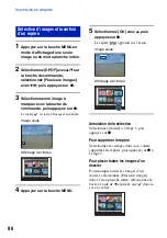 Preview for 86 page of Sony Cyber-shot DSC-S950 (French) Manual Pratique