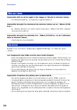 Preview for 94 page of Sony Cyber-shot DSC-S950 (French) Manual Pratique