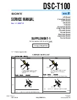 Preview for 41 page of Sony Cyber-shot DSC-T100 Service Manual