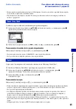 Preview for 61 page of Sony Cyber-shot DSC-T100 (Spanish) Guía Práctica