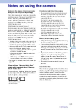 Preview for 3 page of Sony Cyber-shot DSC-TX7C Handbook