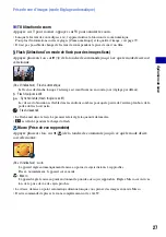 Preview for 27 page of Sony Cyber-shot DSC-W110 (French) Manual Pratique