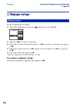 Preview for 82 page of Sony Cyber-shot DSC-W110 (French) Manual Pratique