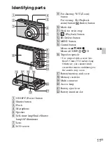 Preview for 11 page of Sony Cyber-shot DSC-W360 Instruction Manual