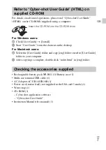 Preview for 7 page of Sony Cyber-shot DSC-WX10 Instruction Manual