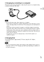 Preview for 11 page of Sony Cyber-shot DSC-WX10 Instruction Manual