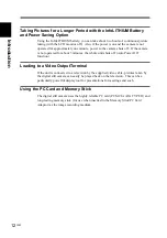 Preview for 12 page of Sony Cyber-shot PRO DSC-D700 Operating Instructions Manual