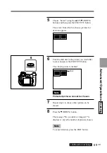 Preview for 89 page of Sony Cyber-shot PRO DSC-D700 Operating Instructions Manual