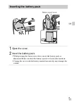 Preview for 11 page of Sony cybershot HX400V Instruction Manual