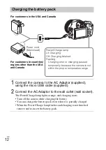 Preview for 12 page of Sony cybershot HX400V Instruction Manual