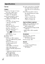 Preview for 34 page of Sony cybershot HX400V Instruction Manual