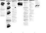 Preview for 2 page of Sony D-C20 Operating Instructions