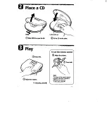 Preview for 4 page of Sony D-E700 Operating Instructions Manual