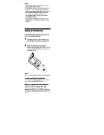 Preview for 15 page of Sony D-E700 Operating Instructions Manual