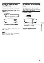 Preview for 13 page of Sony D-E990 Operating Instructions Manual