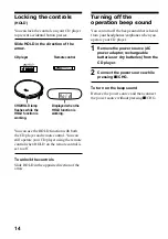 Preview for 14 page of Sony D-E990 Operating Instructions Manual