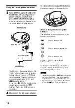 Preview for 18 page of Sony D-EJ616CK - Portable Cd Player Operating Instructions Manual