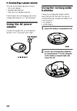 Preview for 20 page of Sony D-MJ95 Primary Operating Instructions Manual