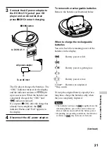 Preview for 21 page of Sony D-MJ95 Primary Operating Instructions Manual