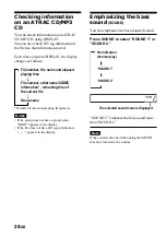 Preview for 24 page of Sony D-NE1 - Portable Cd Player Operating Instructions Manual