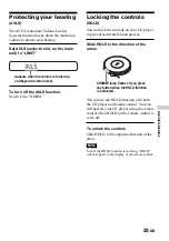 Preview for 25 page of Sony D-NE1 - Portable Cd Player Operating Instructions Manual