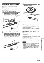 Preview for 31 page of Sony D-NE1 - Portable Cd Player Operating Instructions Manual