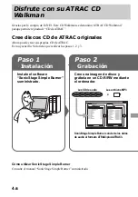 Preview for 42 page of Sony D-NE1 - Portable Cd Player Operating Instructions Manual