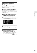 Preview for 25 page of Sony D-NE520 - Atrac Cd Walkman Portable Player Operating Instructions Manual