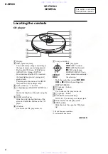 Preview for 6 page of Sony D-NE800 Service Manual