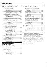 Preview for 5 page of Sony D8 Digital Handycam DCR-TRV720E Operating Instructions Manual