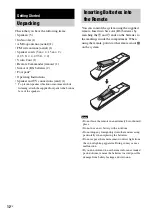 Preview for 12 page of Sony DAV-DZ100 - Dvd Home Theater System Operating Instructions Manual