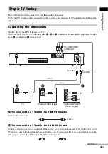 Preview for 19 page of Sony DAV-DZ100 - Dvd Home Theater System Operating Instructions Manual