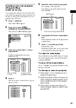 Preview for 31 page of Sony DAV-DZ100 - Dvd Home Theater System Operating Instructions Manual