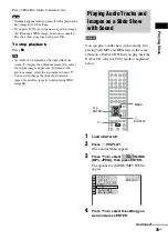 Preview for 39 page of Sony DAV-DZ100 - Dvd Home Theater System Operating Instructions Manual