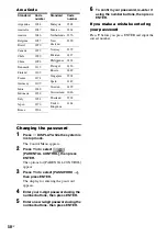 Preview for 58 page of Sony DAV-DZ100 - Dvd Home Theater System Operating Instructions Manual