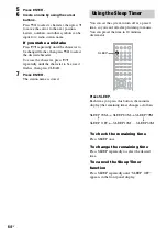 Preview for 64 page of Sony DAV-DZ100 - Dvd Home Theater System Operating Instructions Manual