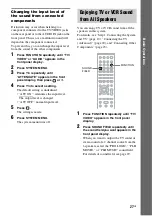 Preview for 27 page of Sony DAV-DZ150K Operating Instructions Manual