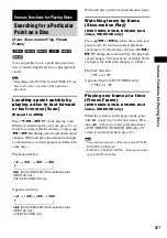 Preview for 31 page of Sony DAV-DZ150K Operating Instructions Manual