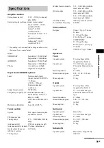 Preview for 91 page of Sony DAV-DZ200 Operating Instructions Manual