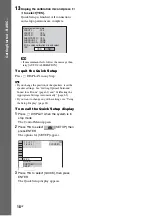 Preview for 18 page of Sony DAV-DZ210D Operating Instructions Manual