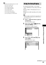 Preview for 65 page of Sony DAV-DZ210D Operating Instructions Manual