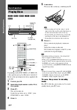 Preview for 22 page of Sony DAV-DZ230 Operating Instructions Manual