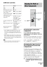 Preview for 23 page of Sony DAV-DZ230 Operating Instructions Manual