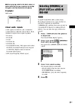 Preview for 37 page of Sony DAV-DZ230 Operating Instructions Manual